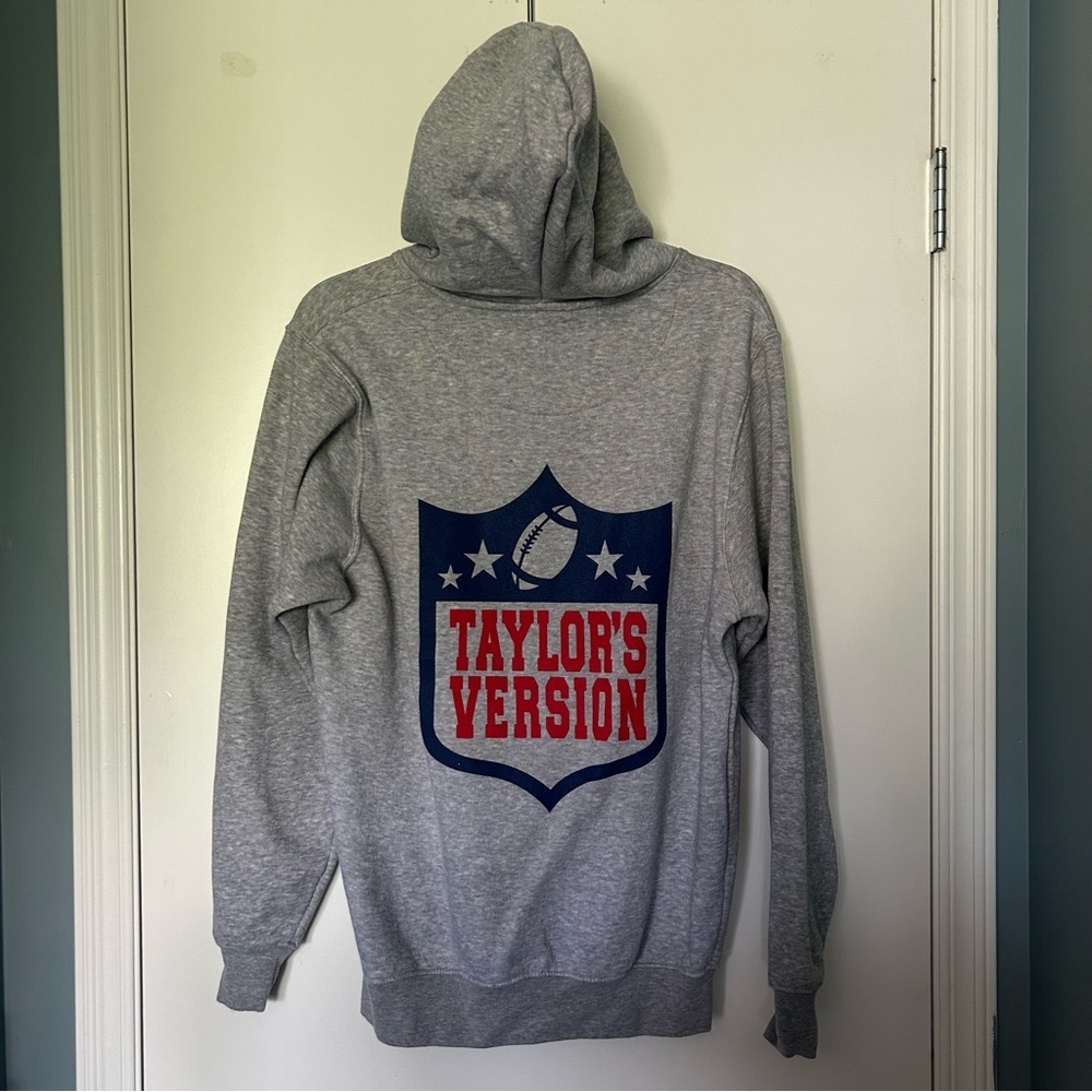 LOCK the Label Grey Taylor’s Version NFL Graphic Hoodie